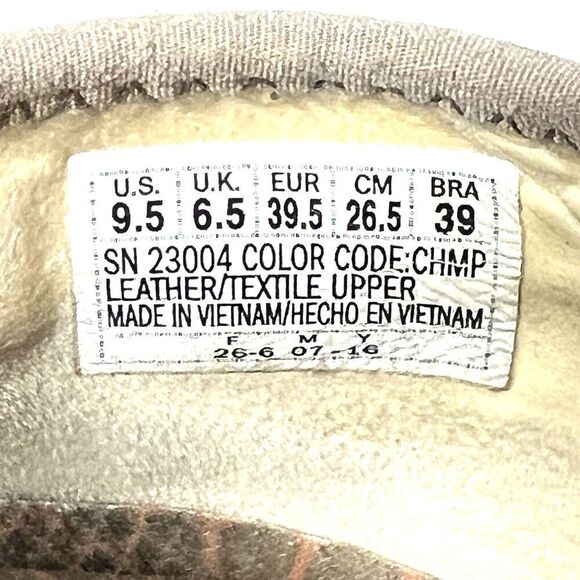 Skechers Memory Foam Women 9.5 Comfort Casual Brown Leather/Textile Slip On Flat - Picture 10 of 11